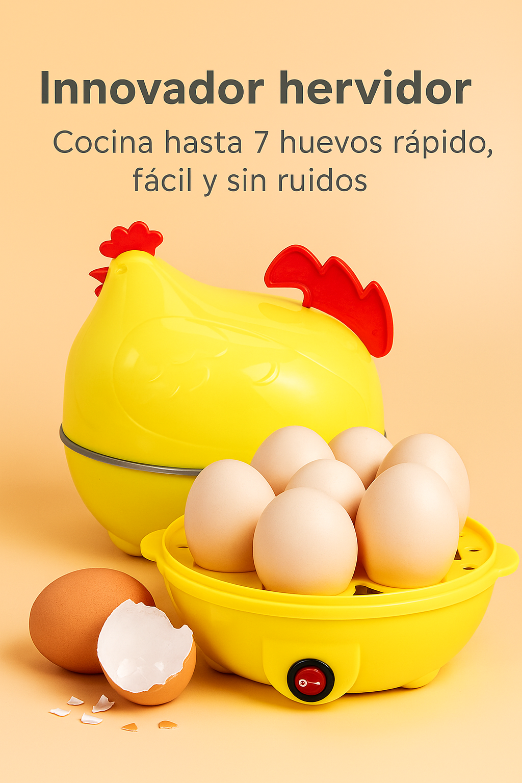 Hervidor De Huevos Gallina Eléctrica